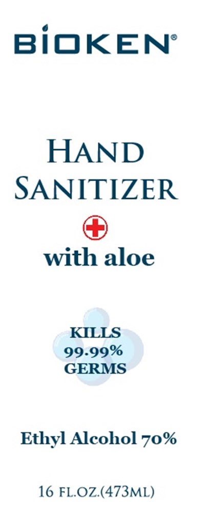 Front Label (Bioken Hand Sanitizer Front Label)